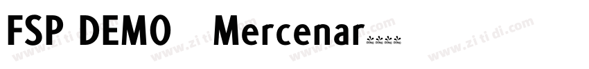 FSP DEMO   Mercenar字体转换